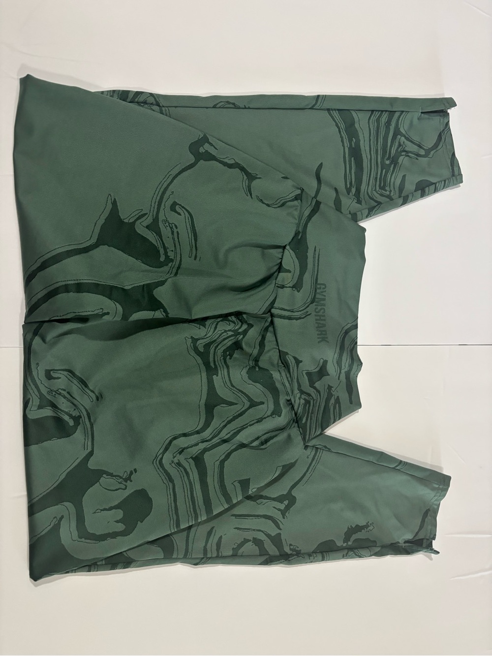 Gymshark Sage Green Marble Leggings - Picture 2 of 3